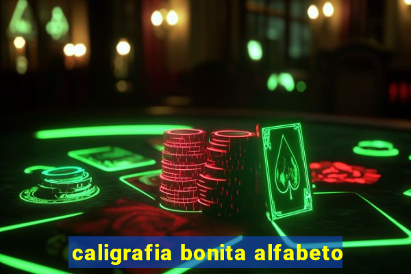 caligrafia bonita alfabeto